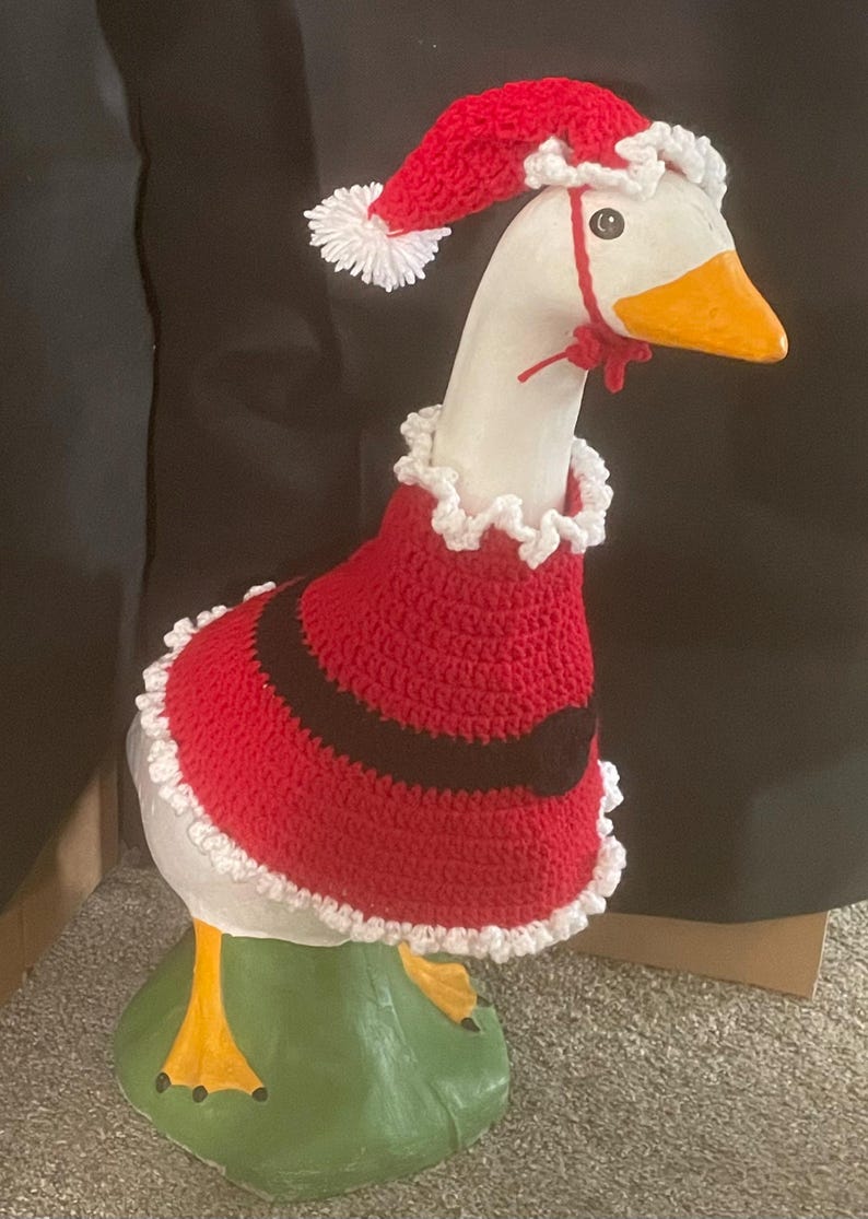 Whimsical Goose Outfits: Festive Sweaters & Fun Apparel for 19"-29" Porch Statues