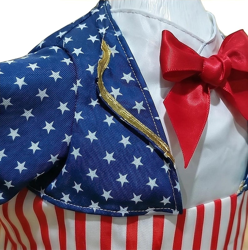 The Star-Spangled Patriot: Uncle Sam Outfit for 23" Porch Goose & Garden Statues