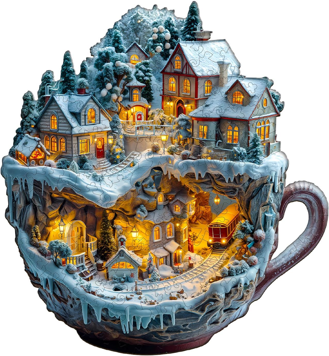 Autumn Wonderland" Premium Wooden Puzzle
