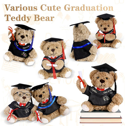 Personalized Class of 2026 Graduation Teddy Bear - Custom Hand-Embroidered Keepsake Gift