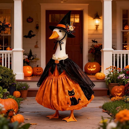 Halloween Pumpkin Porch Goose Costume Set