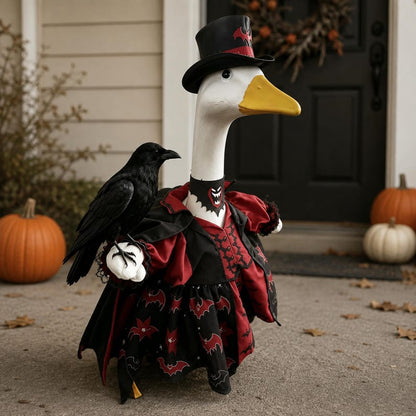 Halloween Vampire Porch Goose Costume Set