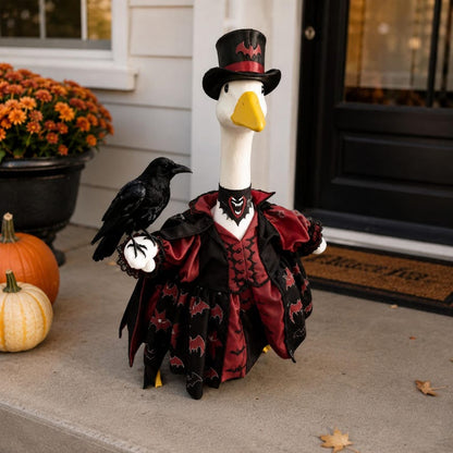 Halloween Vampire Porch Goose Costume Set