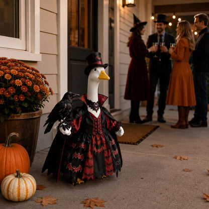 Halloween Vampire Porch Goose Costume Set