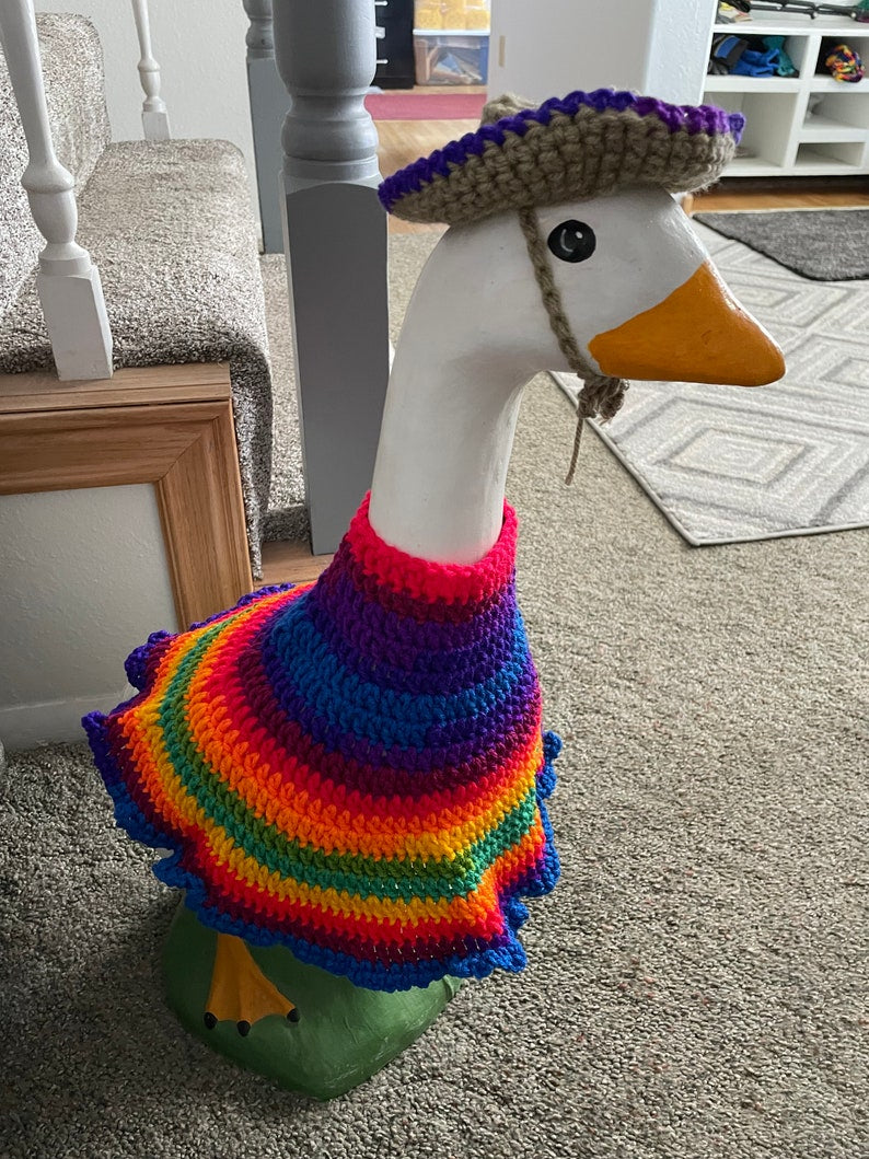 Whimsical Goose Outfits: Festive Sweaters & Fun Apparel for 19"-29" Porch Statues