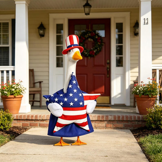 USA 250th Anniversary Edition: "Star-Bright" Patriotic Outfit for 23" Porch Goose