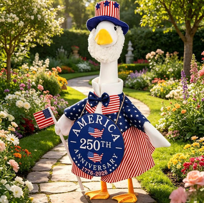 USA 250th Anniversary Commemorative Outfit | Patriotic Porch Goose Ensemble